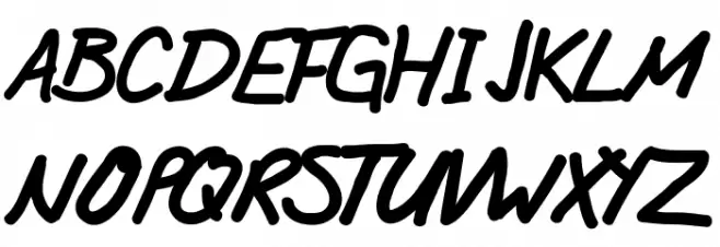 Andrew Ward Font Litere mari