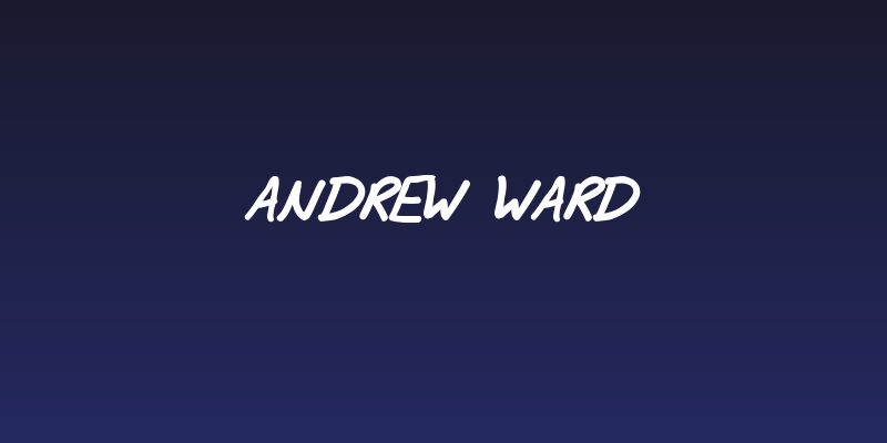 Andrew Ward Social Header