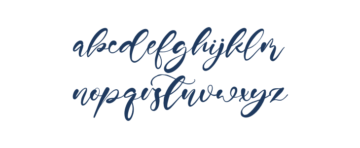 AndrewScript Lowercase