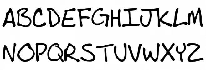 AndrewScript Schriftart Groß
