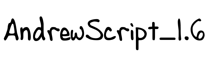 AndrewScript_1.6 Font