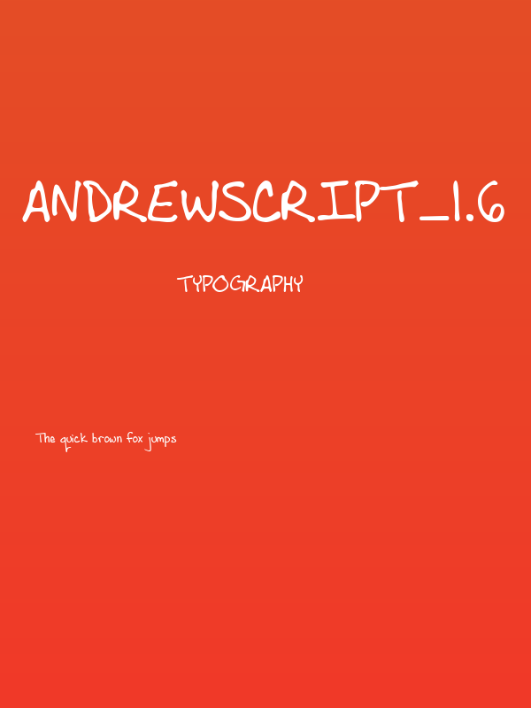 AndrewScript_1.6 Poster