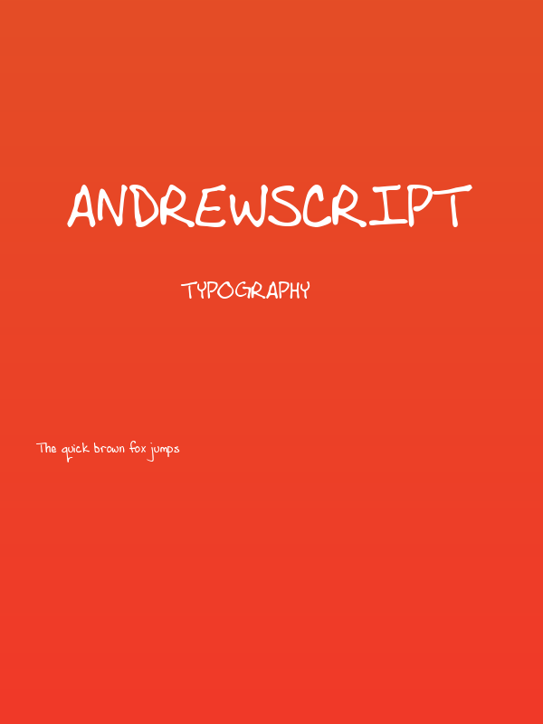 AndrewScript Poster