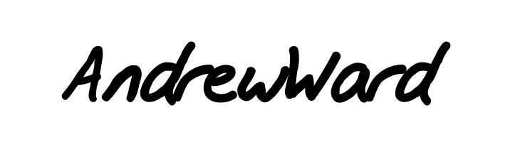 AndrewWard Font