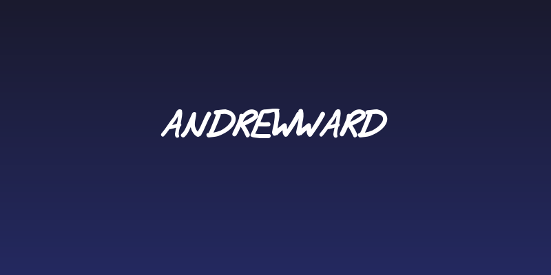 AndrewWard Social Header