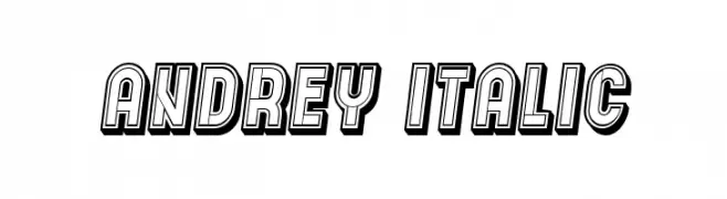 Andrey Italic  font caratteri gratis