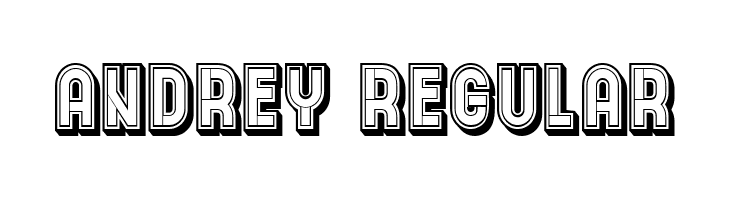 Andrey Regular  font caratteri gratis