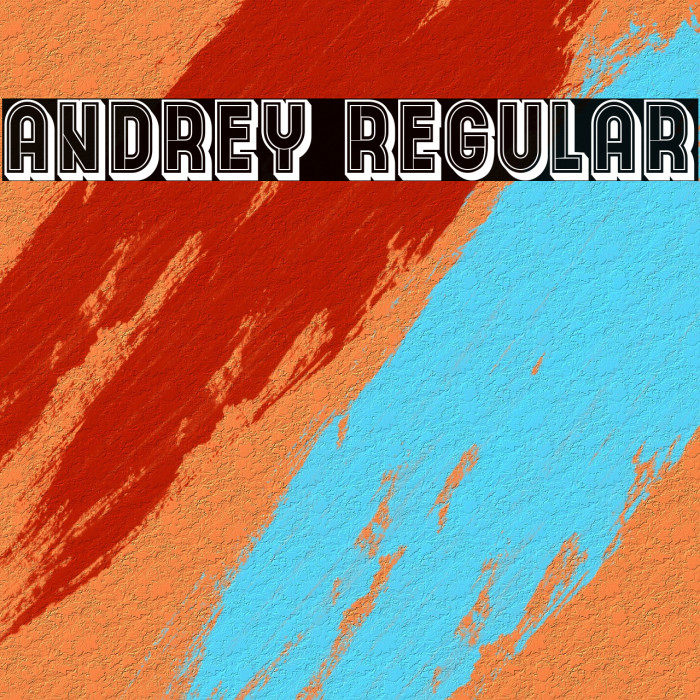 Andrey Regular Font examples