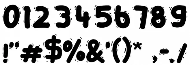 Andria Regular Font OTHER CHARS