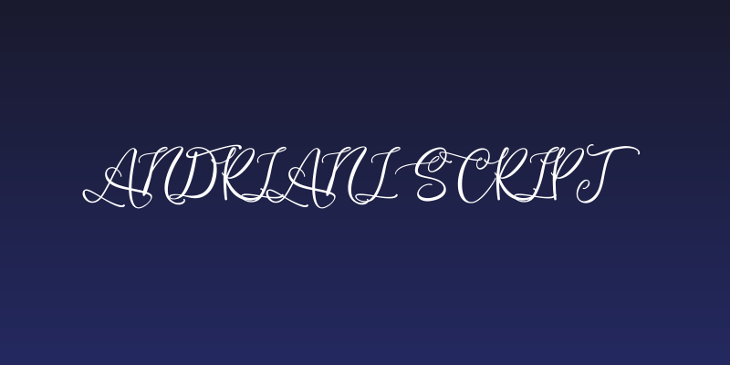 Andriani Script Social Header