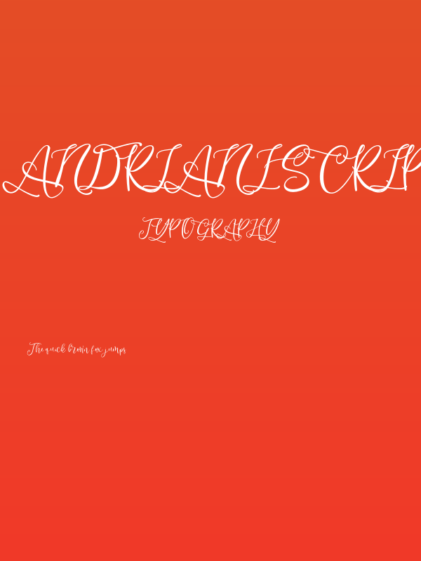 AndrianiScript Poster