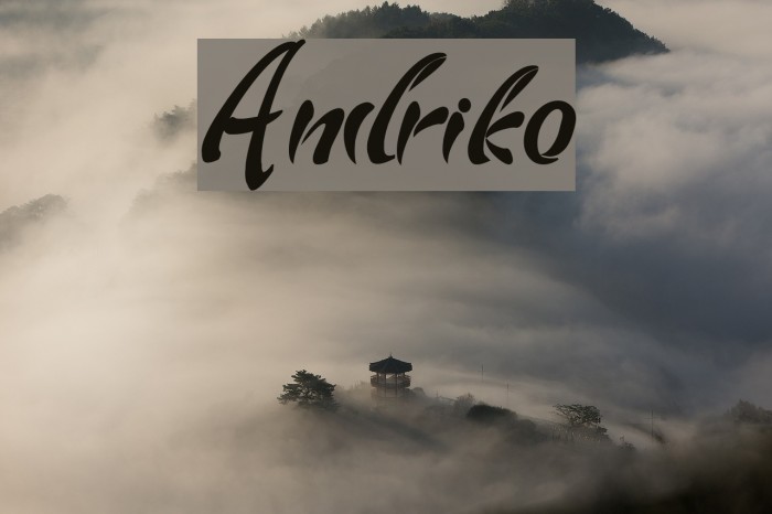 Andriko Font examples