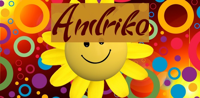 Andriko Font examples
