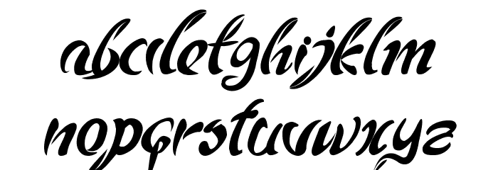 Andriko Font LOWERCASE