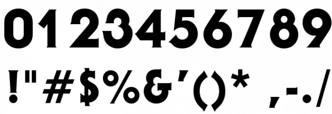 AndroclesOpti-Heavy Font OTHER CHARS