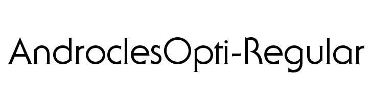 AndroclesOpti-Regular Font