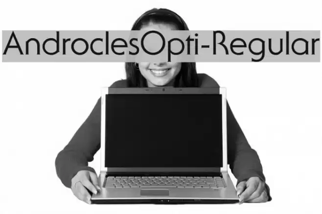 AndroclesOpti-Regular Font examples