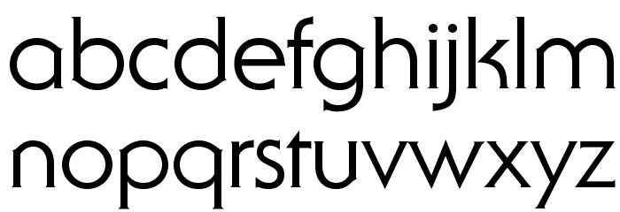 AndroclesOpti-Regular Font LOWERCASE