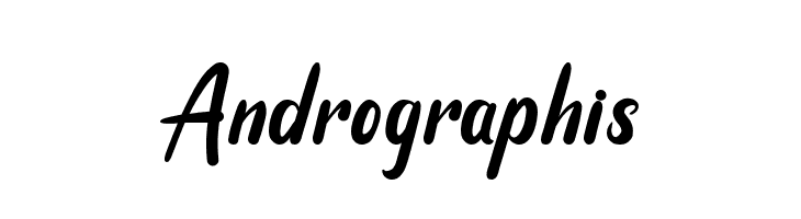 Andrographis  Скачать бесплатные шрифты