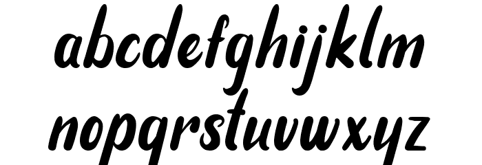 Andrographis Font LOWERCASE