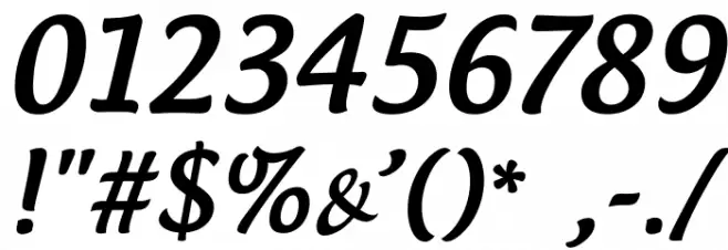 Androgyne Medium Font Alte caractere
