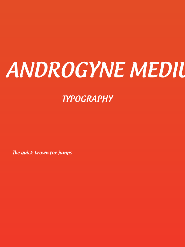 Androgyne Medium Poster