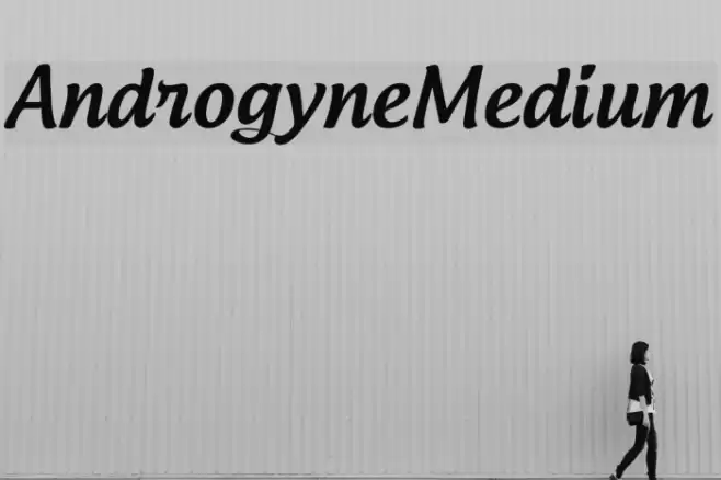 AndrogyneMedium Caratteri examples