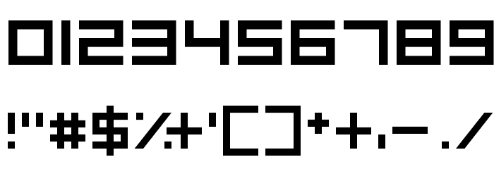 Android 101 Font OTHER CHARS
