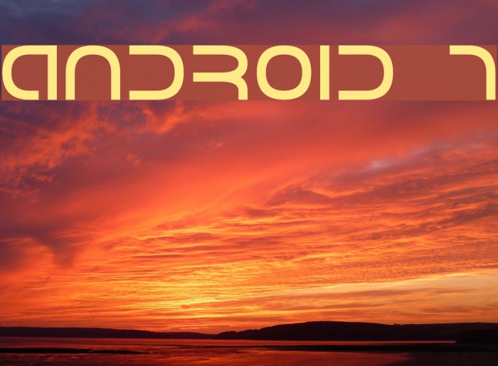 Android 7 Font examples