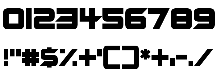 Android Assassin Font OTHER CHARS