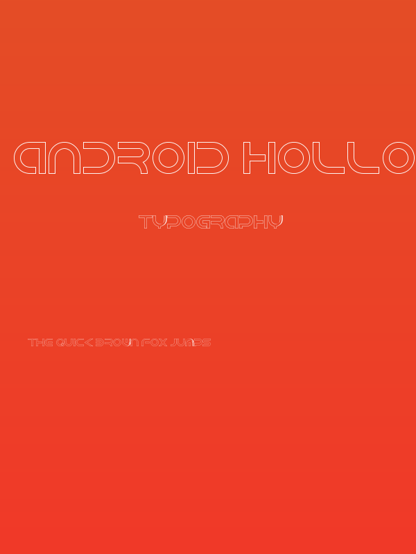 Android Hollow Poster