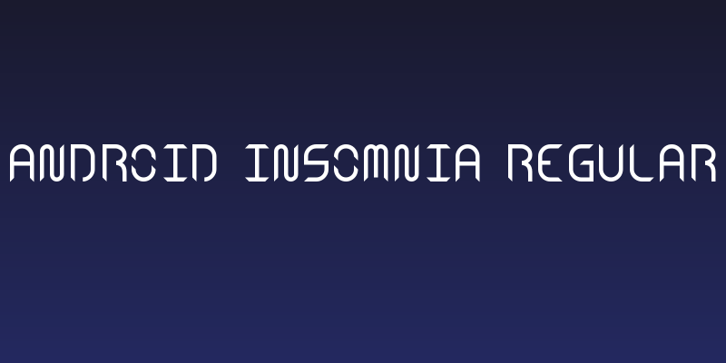 Android Insomnia Regular Social Header