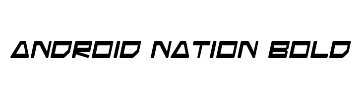 Android Nation Bold  baixar fontes gratis