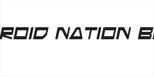 Android Nation Bold Logo