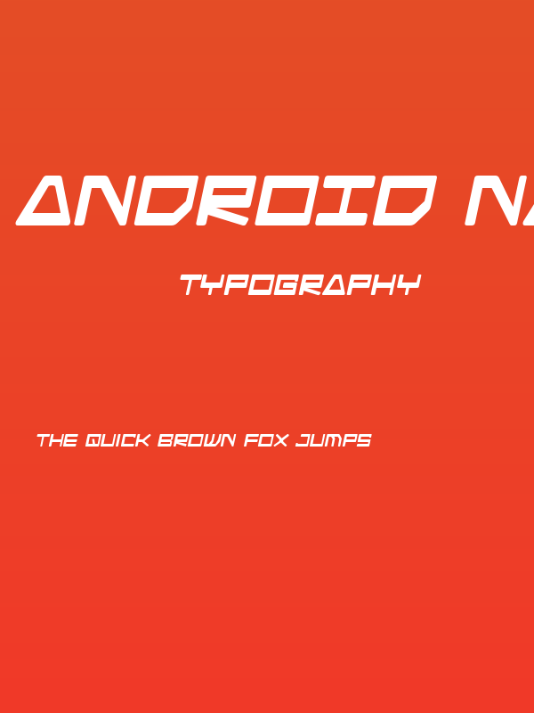 Android Nation Bold Poster