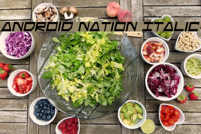 Android Nation Italic Example 3