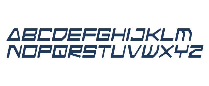 Android Nation Italic Lowercase