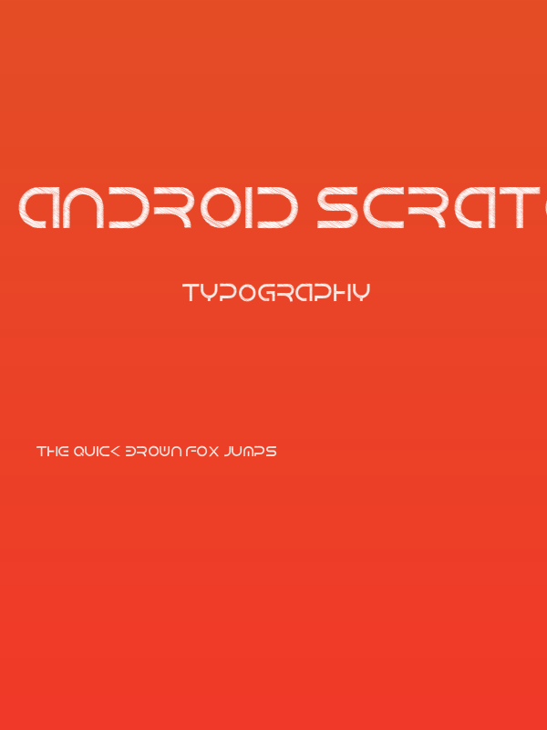 Android Scratch Poster