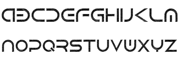 Android Scratch Font LOWERCASE