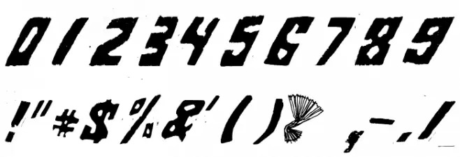 Androidi Pisa Font OTHER CHARS