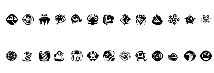 Androidish Font LOWERCASE