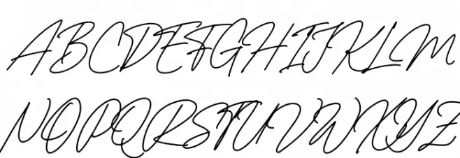 Andromecha PERSONAL USE ONLY Schriftart Groß