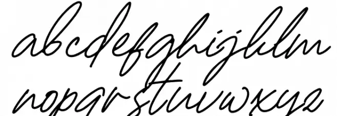 Andromecha PERSONAL USE ONLY Schriftart Kleinbuchstaben