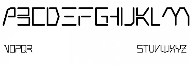 Andromeda 字体 大写