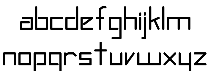 Andromeda Font LOWERCASE