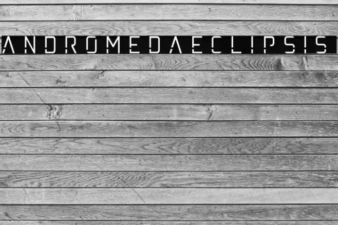 Andromedaeclipsis Font examples