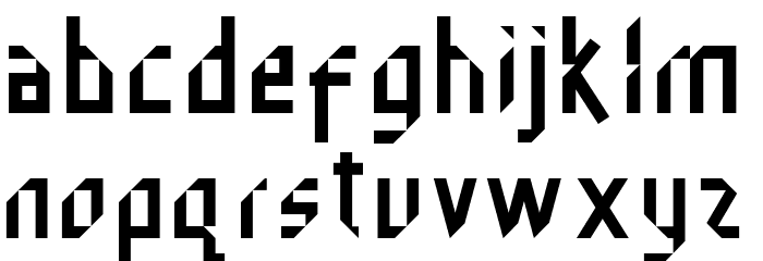 Andromedia Fonte MINÚSCULAS