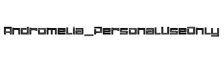 Andromelia_PersonalUseOnly  Fuentes Gratis Descargar