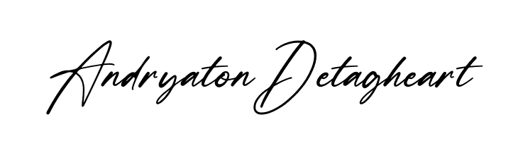 Andryaton Detagheart  フリーフォントのダウンロード