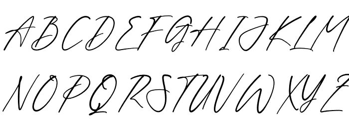 Andryaton Detagheart Font UPPERCASE